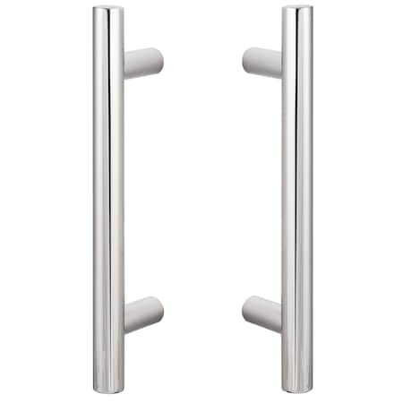 Sure-Loc Hardware Sure-Loc Hardware Shower Door Ladder Handle, 12, 2-sided, Polished Chrome SHR-RD1 26
